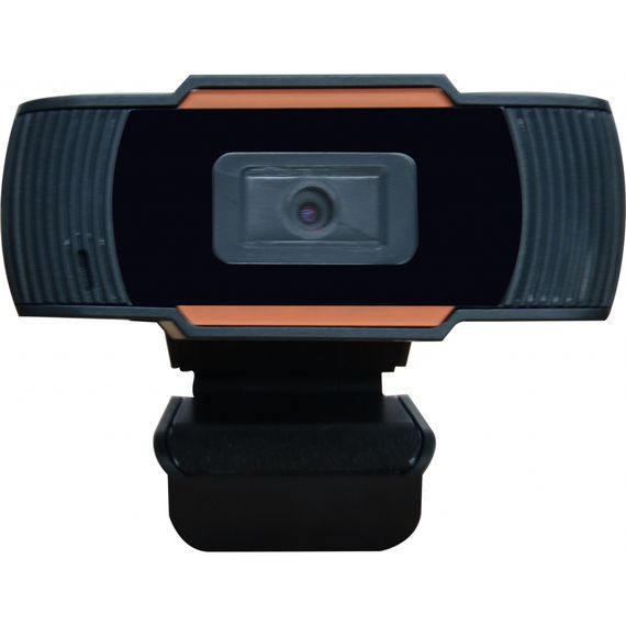 Веб-камера Okey HD 720P Black/Orange (WB100) | Зображення 1