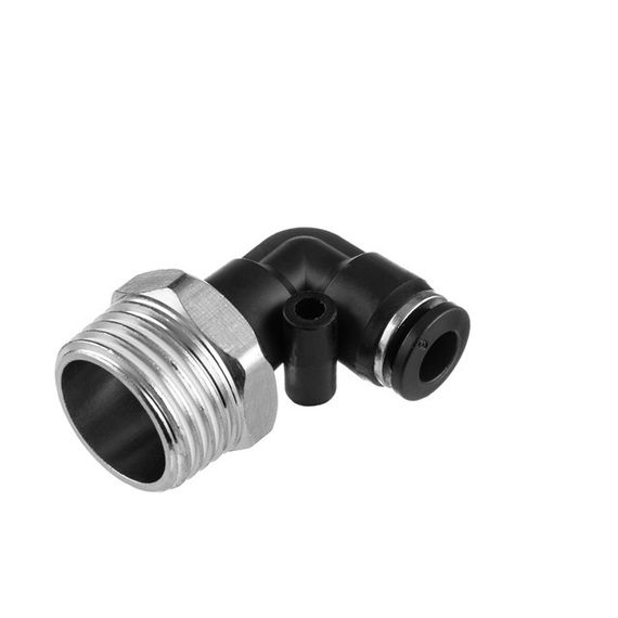 Цангове з'єднання L-подібне для поліуретанових та ін. шлангів 6 мм, 1/2" зовн. різьба INTERTOOL PT-2341