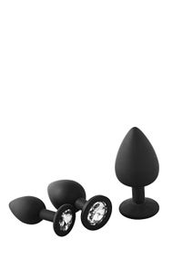 Набір анальних пробок Dream Toys Fantasstic White Stone
