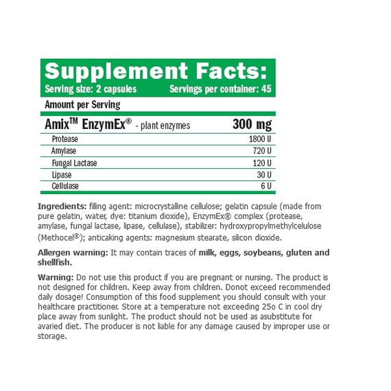Энзимы для спорта Amix Nutrition EnzymEx Mult 90 Caps | Зображення 1