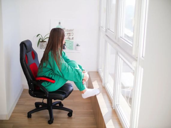 Кресло геймерское Bonro B-2022S красное игровое компьютерное 40800108 | Зображення 8