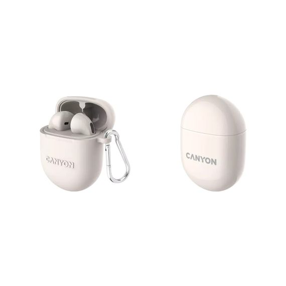 Навушники Canyon TWS-6 Beige (CNS-TWS6BE) | Зображення 1