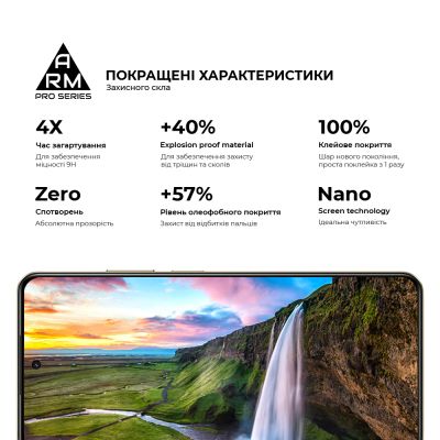 Стекло защитное Armorstandart Pro Realme C75 4G Black (ARM82888) | Зображення 4