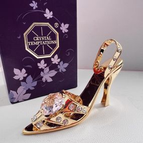 Колекційна фігурка зі стразами Shoe 7 см