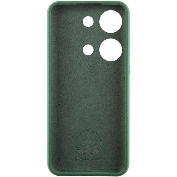 Чохол Silicone Cover Lakshmi Full Camera (AA) with logo для Xiaomi Poco X6 Pro Зелений / Dark green | Зображення 1