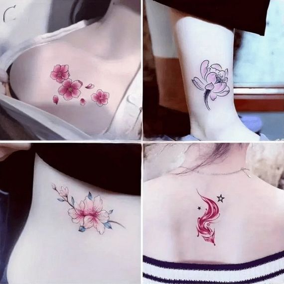 Набір дитячих тимчасових татуювань "Кольорові міні №1" color-tattoo-mini-set-30 | Зображення 1