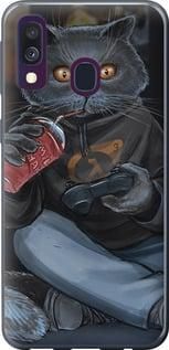 Чохол на Samsung Galaxy A40 2019 A405F gamer cat із пластику FCh_033306