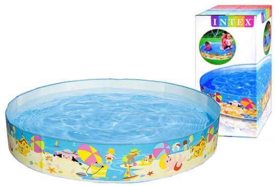 Басейн INTEX "Пляж" каркасний в коробці 56451 р.152*25см