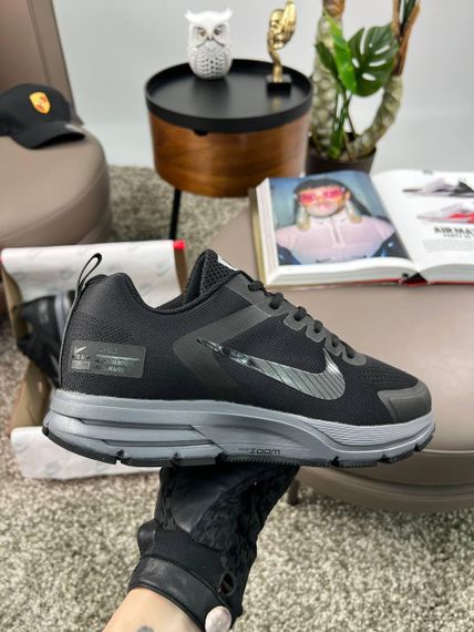 Чоловічі кросівки Zoom Structure 17x Black Grey (текстиль) весна / літо / осінь 45 28,5 | Зображення 4