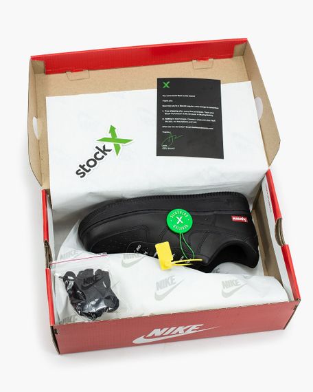 Кросівки Air Force 1 '07 Supreme "Black" весна / літо / осінь 0393 37 23.5 см | Зображення 9