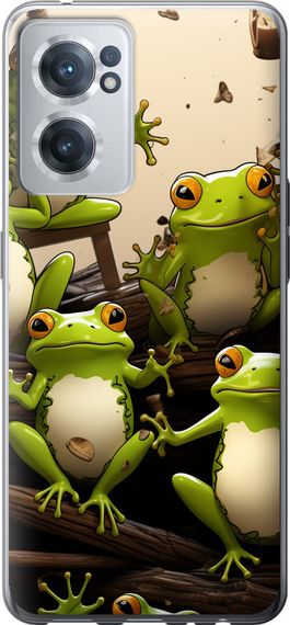 Чехол на OnePlus Nord CE 2 Жабки "5656u-2589-17620"