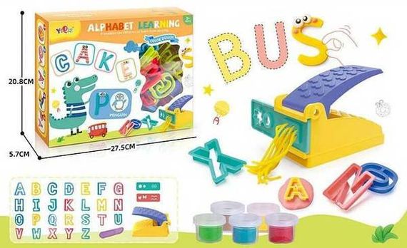 Набір тесту для ліплення Англійська абетка Alphabet Learning