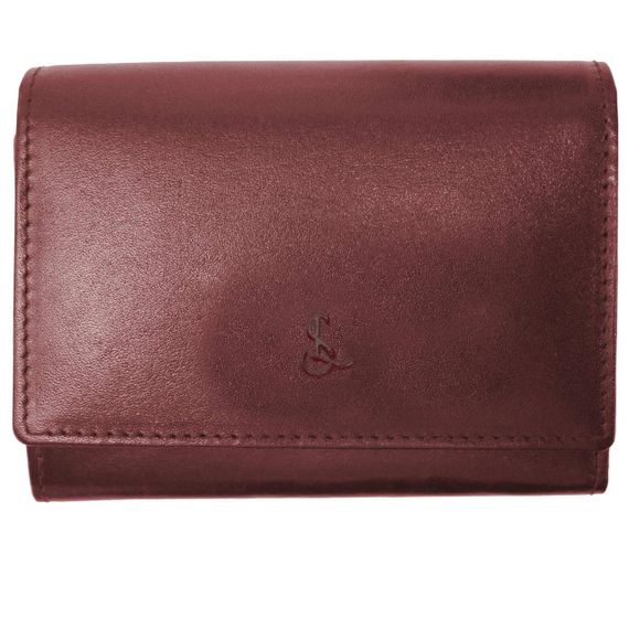 Гаманець жіночий шкіряний Semi Line RFID Dark Red (P8263-2) | Зображення 3
