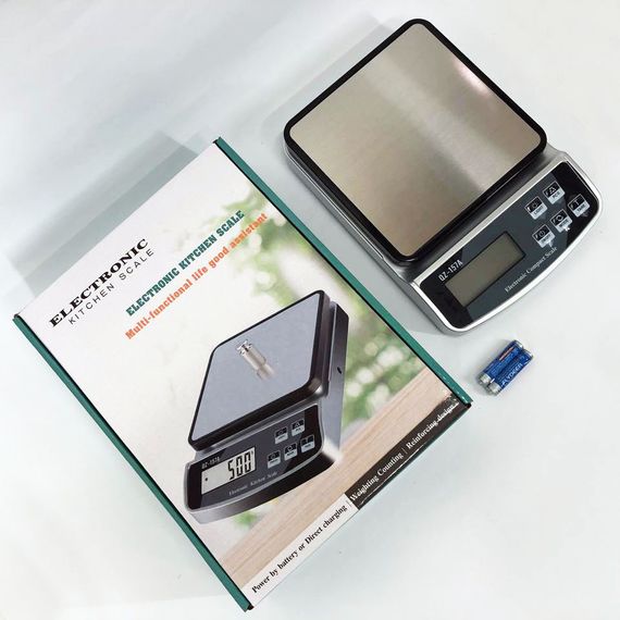 Мірні ваги для кухні QZ-157A 10кг (1г), Ваги для фасування ваги кухонні, Ваги для HX-341 кухні настільні | Зображення 7