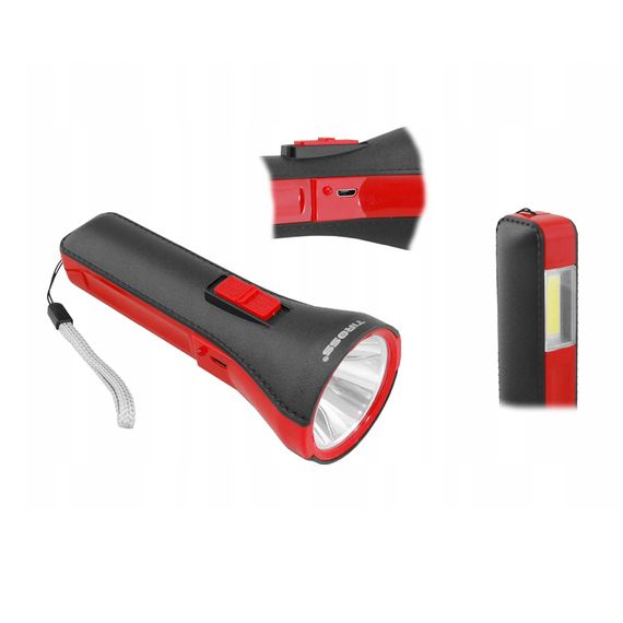 Оригінальний кишеньковий ліхтарик Tiross TS-1851, Потужний світлодіодний ліхтар, Сильний ліхтарик PN-16 | Зображення 3