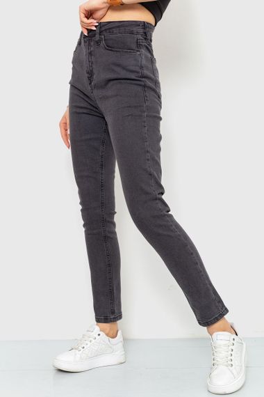 Джинси жіночі skinny, колір темно-сірий, 186R0029 | Зображення 2