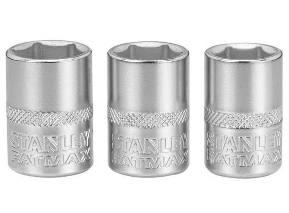 Набір торцевих головок Stanley 1/4 Maxi Drive із шестигранним профілем 3 шт (FMMT17092-0)