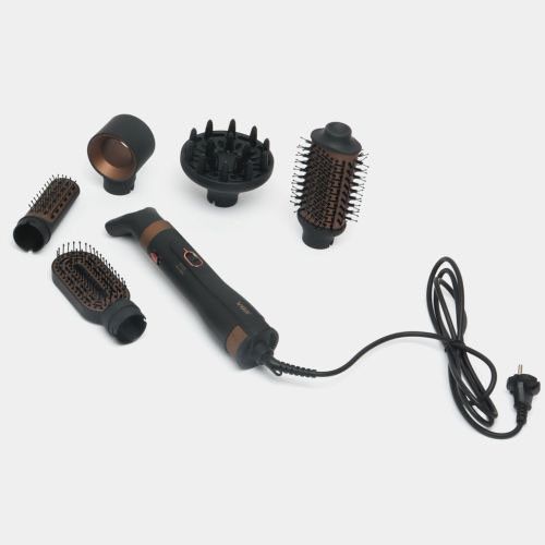 Фен стайлер для укладання та завивки волосся VGR V-491 6 в 1, Professional, 1000 Вт, Фен з насадками | Зображення 5
