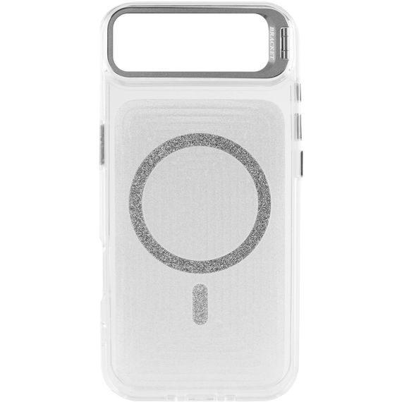 Чохол TPU+PC Jewel Sparkle with Magnetic Fit для Apple iPhone 17 Air (6.5") Diamond White | Зображення 1