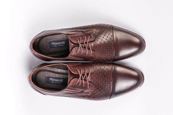 Туфлі літні Minardi коричневі 40 розмір