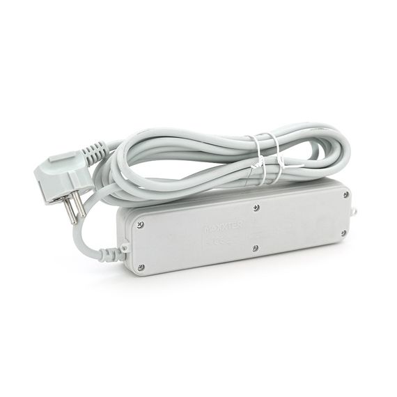 Подовжувач мережі Maxxter SP5, 220В 10А, 3 розетки, 4.5 м, Gray | Зображення 1