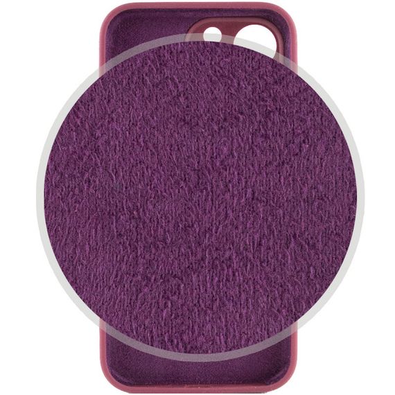 Чохол Silicone Case Full Camera Protective (AA) для Apple iPhone 15 Pro Max (6.7") Бордовий / Plum | Зображення 2