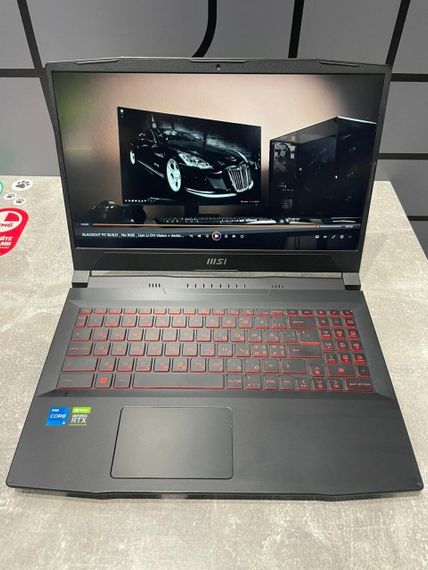 Ігровий ноутбук MSI Katana GF66 11UE-883NEU / 15.6" (1920x1080) IPS / Intel Core i5-11400H (6 (12) ядер по 2.2 - 4.5 GHz) / 16 GB DDR4 / 512 GB SSD / nVidia GeForce RTX 3060, 6 GB GDDR6, 192-bit / WebCam б/в | Зображення 2