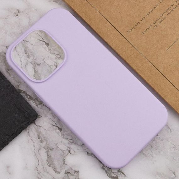 Чохол Silicone Case Full Protective (AA) NO LOGO для Apple iPhone 15 Pro (6.1") Бузковий / Lilac | Зображення 4