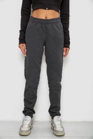 Спортивные штаны женские на флисе, цвет грифельный, 238R58641-2