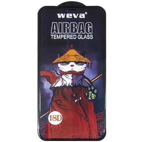 Захисне 2.5D скло Weva AirBag (тех.пак) для Apple iPhone 11 Pro / X / XS (5.8") Чорний