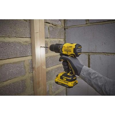 Шуруповерт Stanley FatMax, Li-lon 18 В, 60 Нм, 2 АКБ + ЗУ, кейс (SFMCD715D2K) | Зображення 2