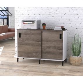 Тумба офисная Loft Design LS-1200-830 белая LS-1200-830 белая дуб палена