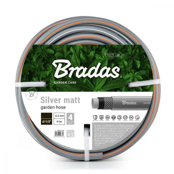 Шланг для поливу Bradas SILVER MATT 1/2", 50 м (WSM1/250)