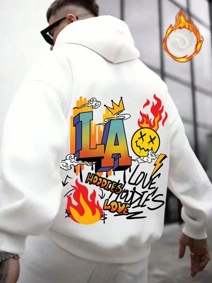 Худі з ДТФ на Флісі (оверсайз)