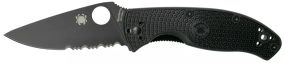 Ніж Spyderco Tenacious Black Blade Lightweight