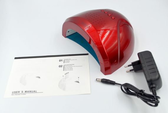 LED + UV лампа для ногтей Sun One Red 36 Вт YQ-21 (YQ21SUN1R) | Зображення 5