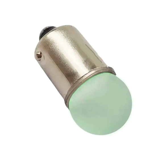 Автолампа світлодіодна Terra BA9S, 2 smd 2835, 3D лінза, 12 В, зелена