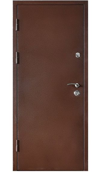 Двері вхідні Престиж Мідь антік ПВХ дуб темний Мідь антік
