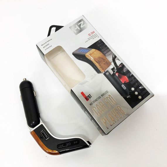 Модулятор в машину від прикурювача, Бездротовий передавач для музики в автомобіль YR-16 | Зображення 3