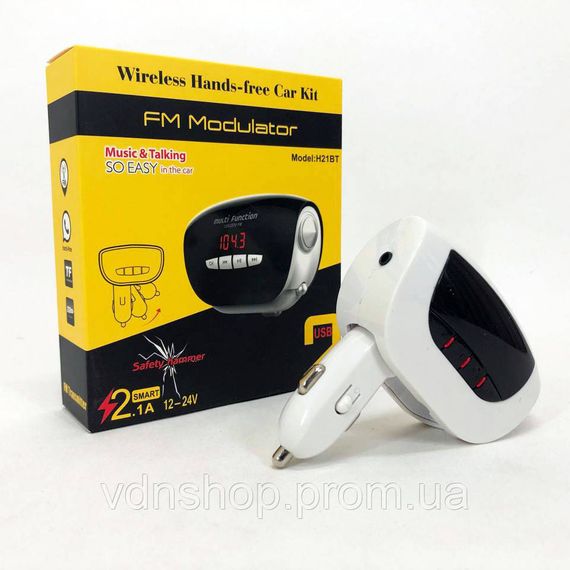 Передавач для автомобільного радіо з Bluetooth, Автомобільний fm передавач з блютуз JA-96 | Зображення 2