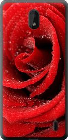 Чехол на Nokia 1 Plus Красная роза "529u-1677-17620"