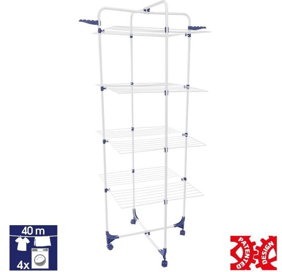 Сушарка для білизни підлогова Casa Si Athletic 4 White (CS92186E04) | Зображення 1