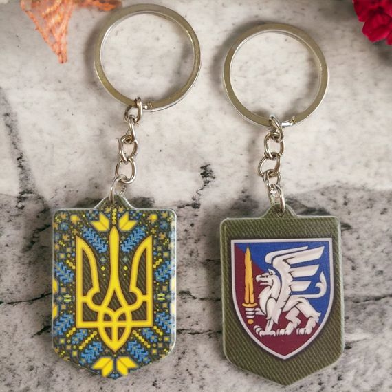 Брелок гумовий 81 окрема аеромобільна бригада | Зображення 2