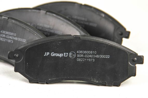 Колодки передні гальмівні Nissan X-Trail/Qashqa/Koleos 07-, JP Group (4363600810) | Зображення 2