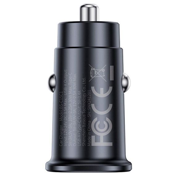 АЗП Baseus GoTrip DP1 PD30W (2USB-C) (C00072300123) Cosmic Black | Зображення 2