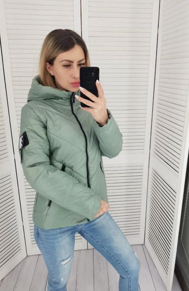 Жіноча демісезонна куртка, арт. 1008, шавлія | Зображення 3