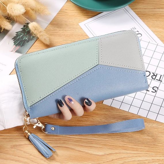 Женский клатч кошелек Primolux Lady Wallet портмоне - Sky Blue | Зображення 1