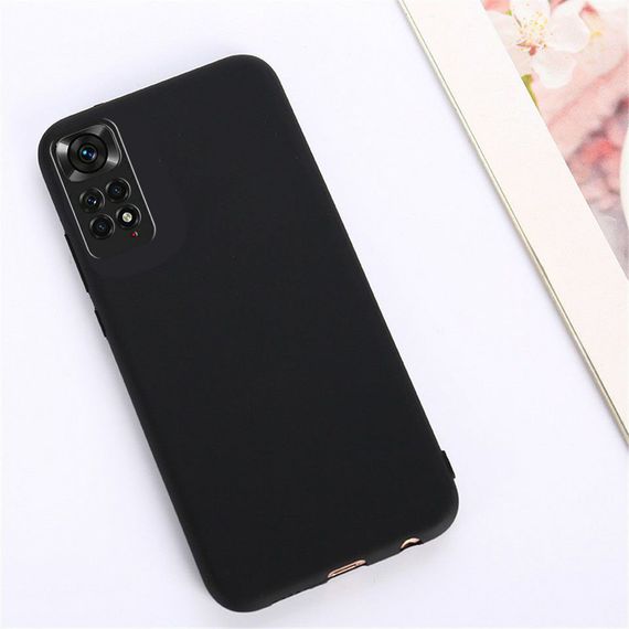 Чохол Candy Silicone для Xiaomi Redmi Note 11 Pro 4G / 11 Pro 5G / 12 Pro 4G колір Чорний | Зображення 1