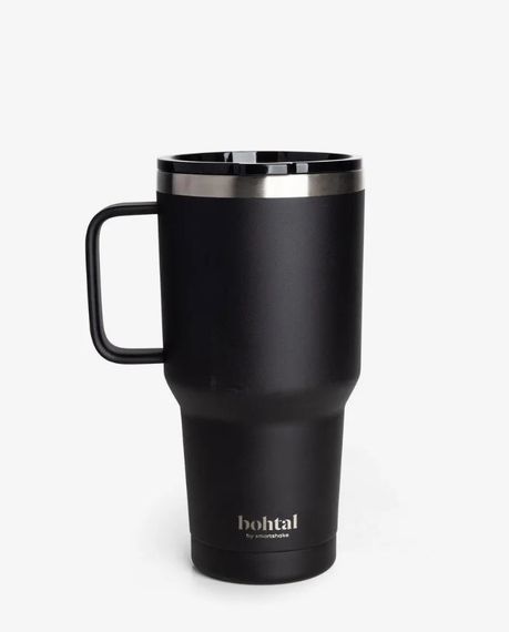 Термостакан SmartShake Bohtal з ручкою з нержавіючої сталі Tumbler Black 900 мл (11281601) | Зображення 2