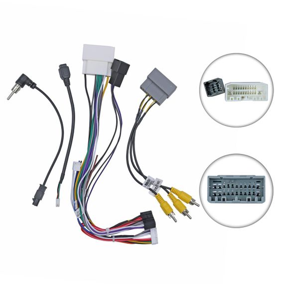 Перехідник живлення серії QIV з адаптером CAN-BUS для Dodge Journey (Fiat Freemont) QBR-W DG6214 (дрот)